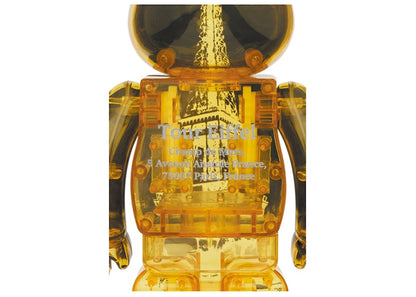 Bearbrick Eiffel Tower 100% & 400% Set Golden Gown Ver.
