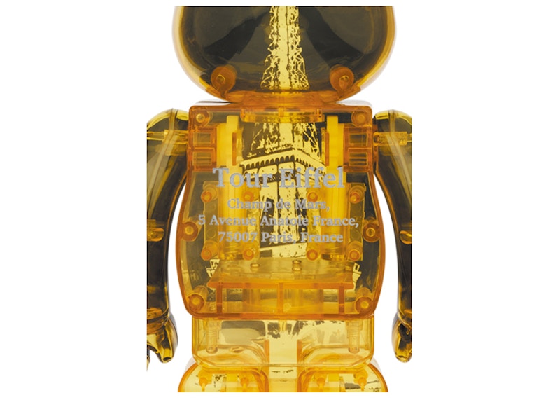 Bearbrick Eiffel Tower 100% & 400% Set Golden Gown Ver.