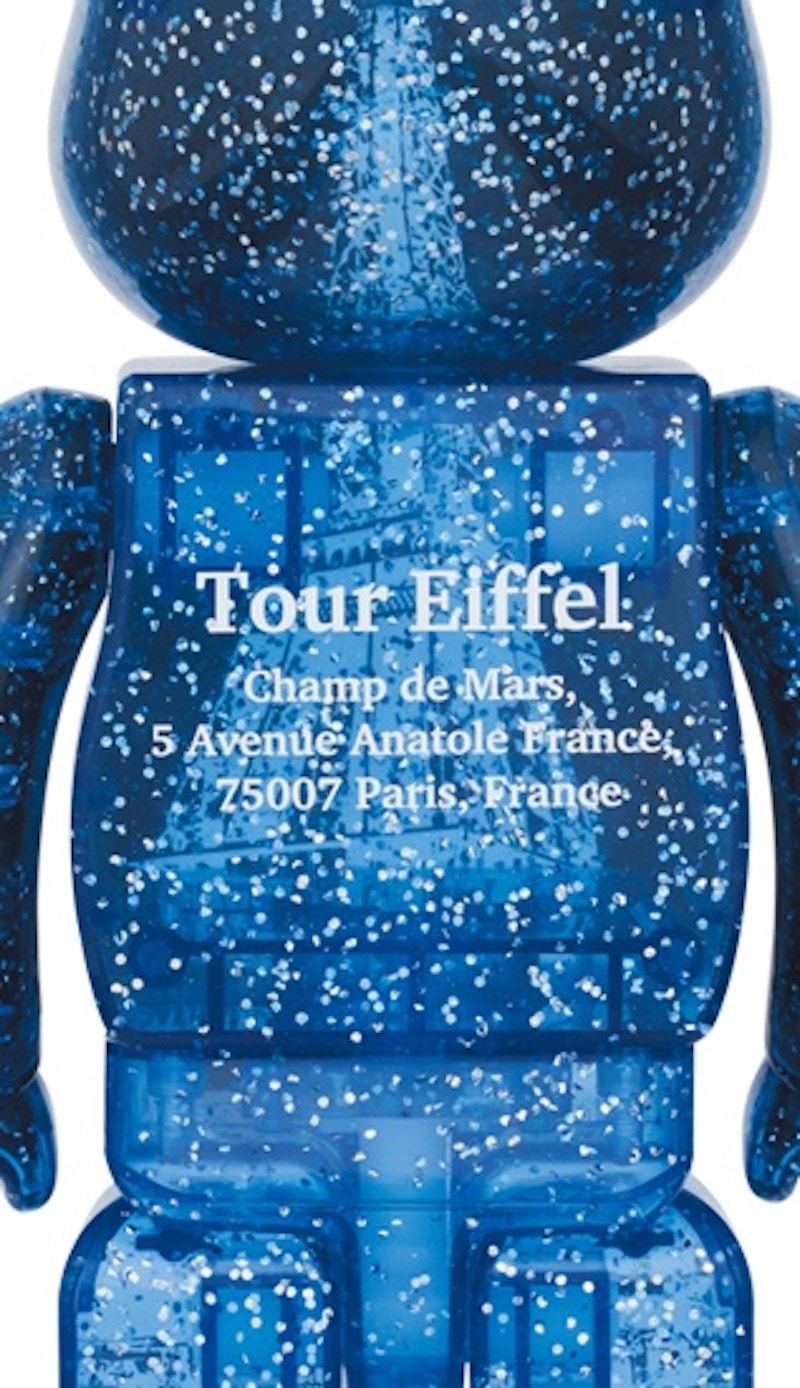 Bearbrick Eiffel Tower Sparkling 100% & 400% Set
