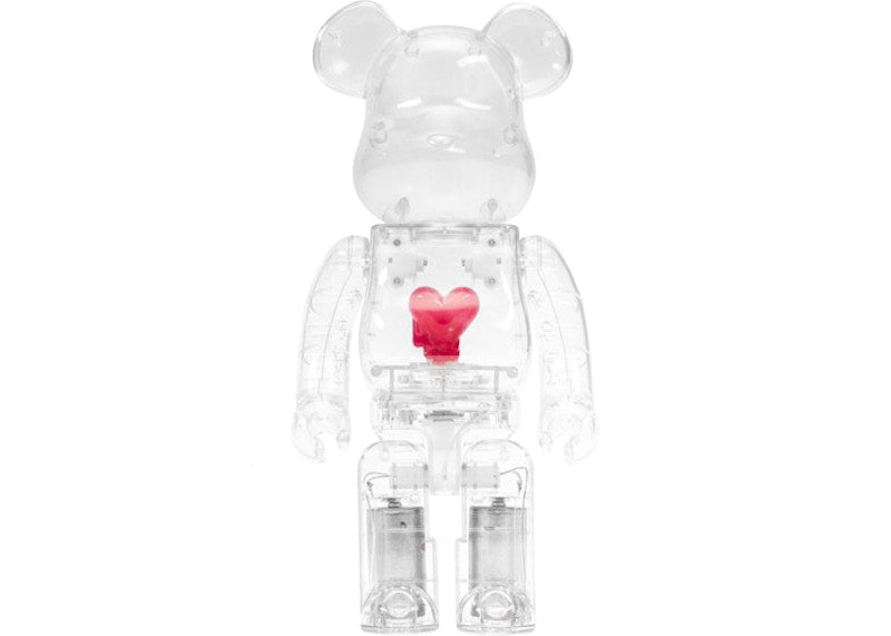 Bearbrick Emotionally Unavailable Heart 400% Clear