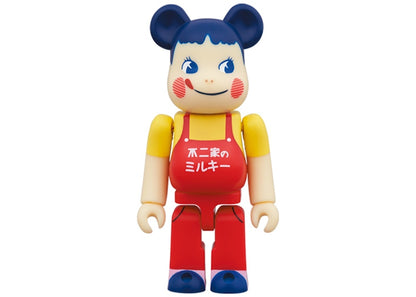Bearbrick Enamel Sign Peko-chan 100% & 400% Set