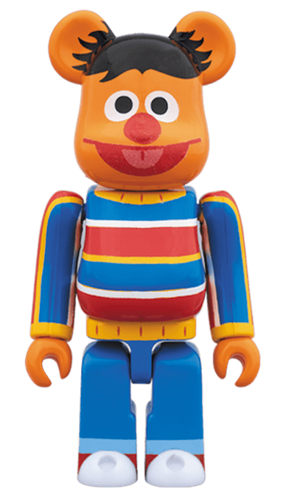 Bearbrick Ernie 100% & 400% Set Orange