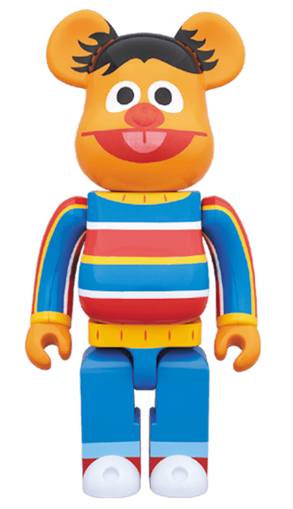 Bearbrick Ernie 100% & 400% Set Orange
