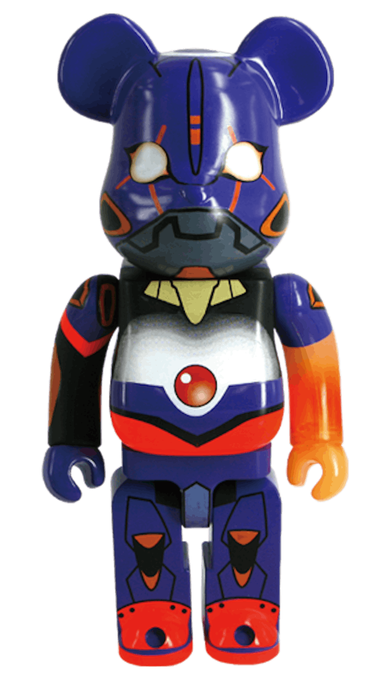 Bearbrick Evangelion First Aircraft Awakening Ver. 400% Multi