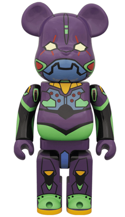 Bearbrick Evangelion First Unit Night Color 400% Purple