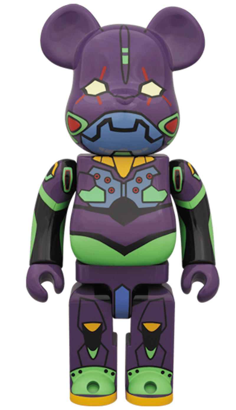 Bearbrick Evangelion First Unit Night Color 400% Purple