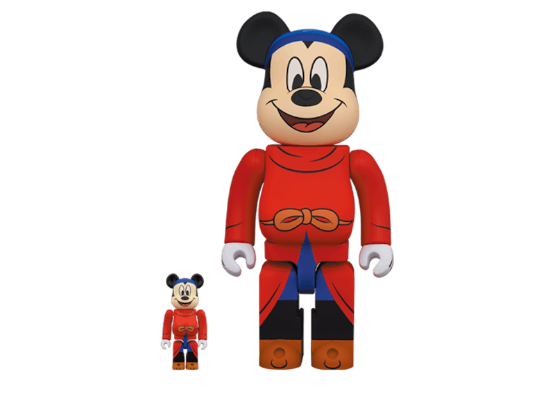 Bearbrick Fantasia Mickey 100% & 400% Set