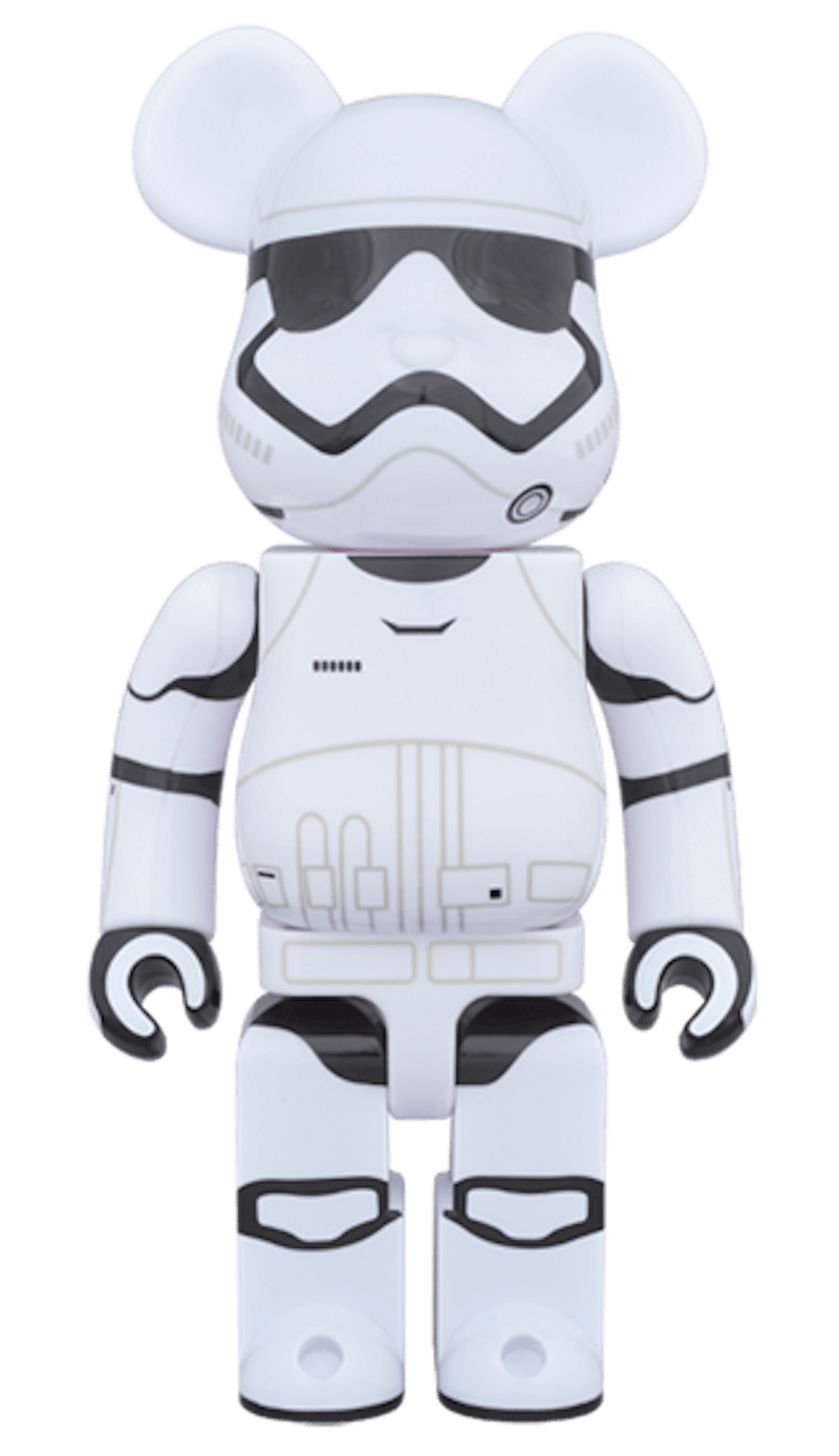 Bearbrick First Order Stormtrooper 400% White