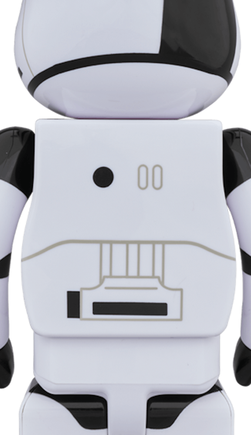 Bearbrick Star Wars First Order Stormtrooper Executioner 400% White/Black