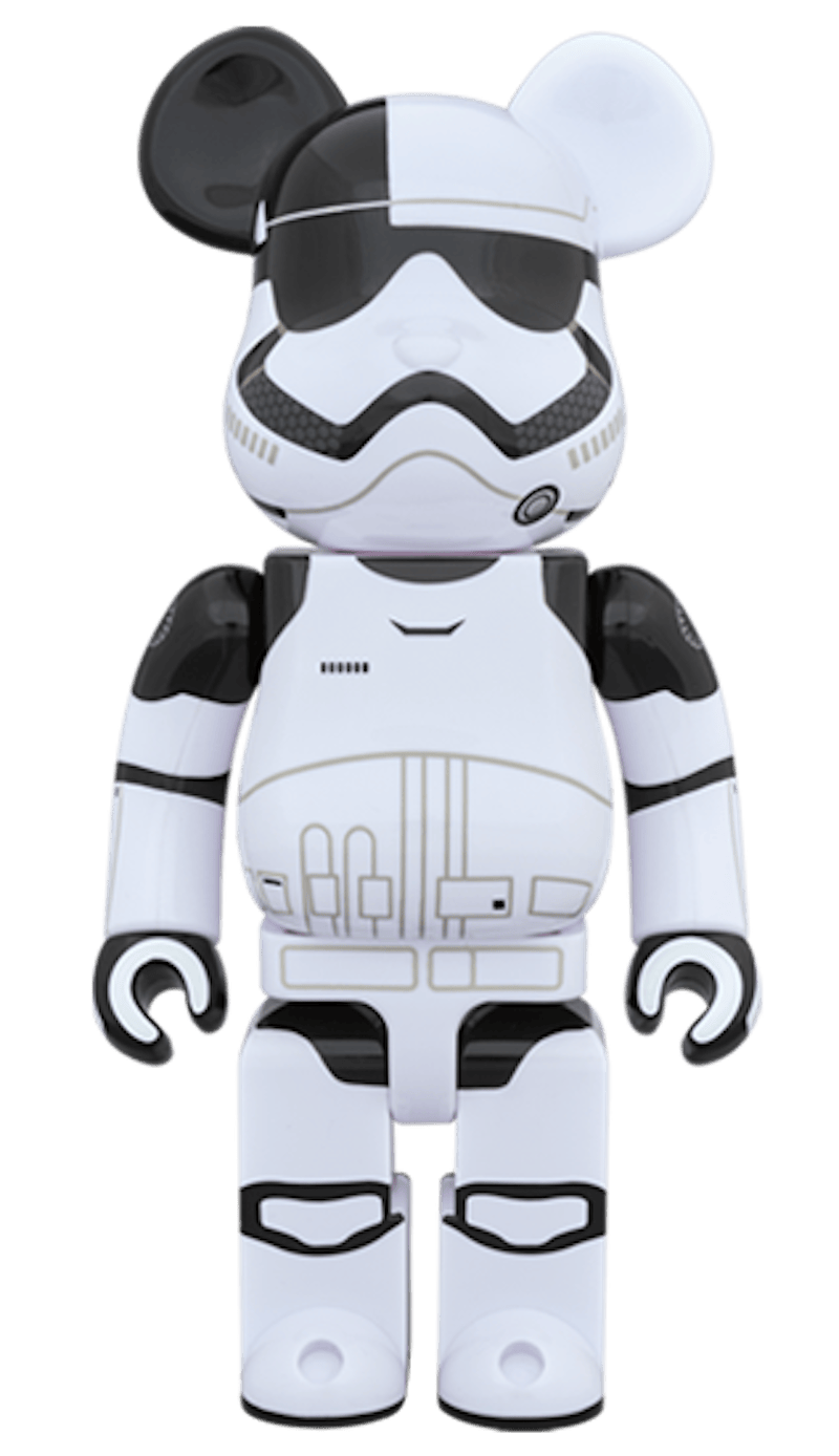 Bearbrick Star Wars First Order Stormtrooper Executioner 400% White/Black