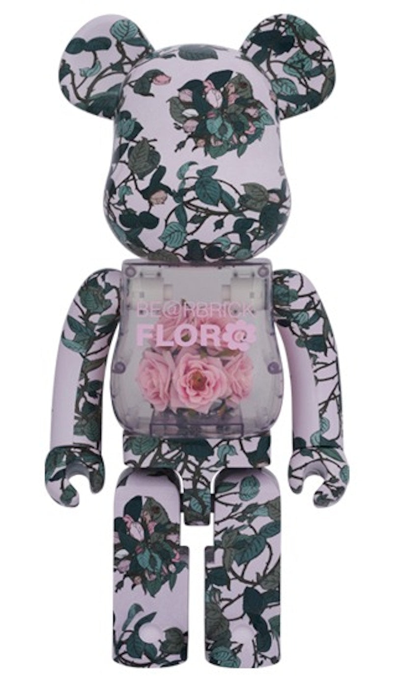 Bearbrick Flor@ Pink Rose 1000%