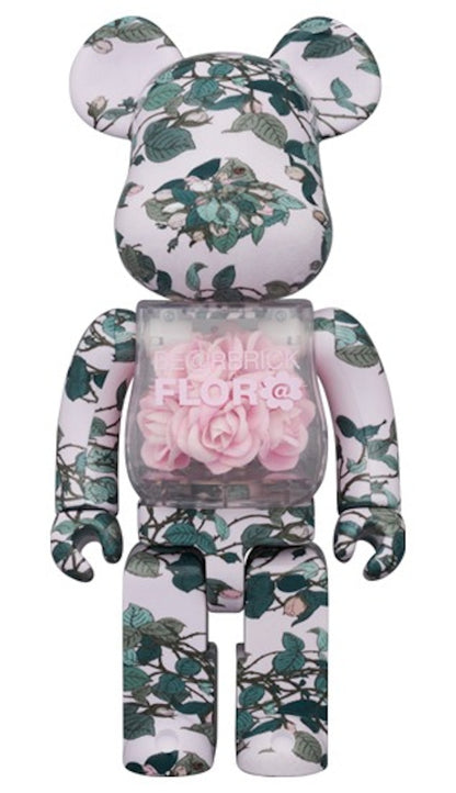 Bearbrick Flor@ Pink Rose 400%