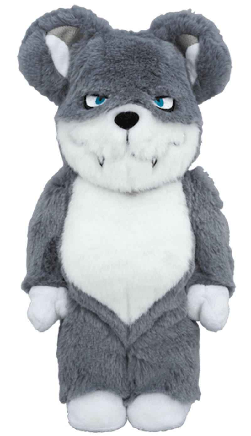 Bearbrick Fragment Reverse Model 400% Grey