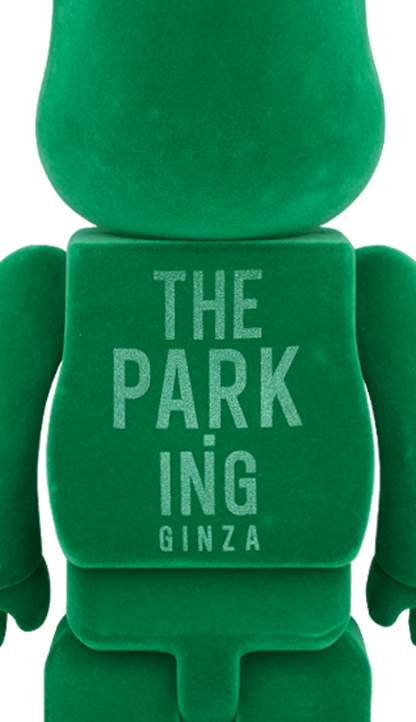 Bearbrick Fragment x The Park-Ing Ginza 100% Green