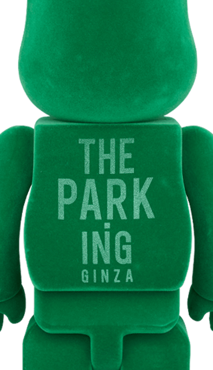 Bearbrick Fragment x The Park-Ing Ginza 400% Green