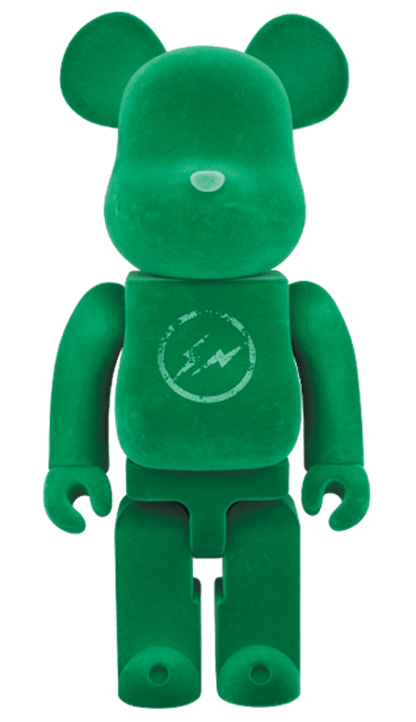 Bearbrick Fragment x The Park-Ing Ginza 400% Green