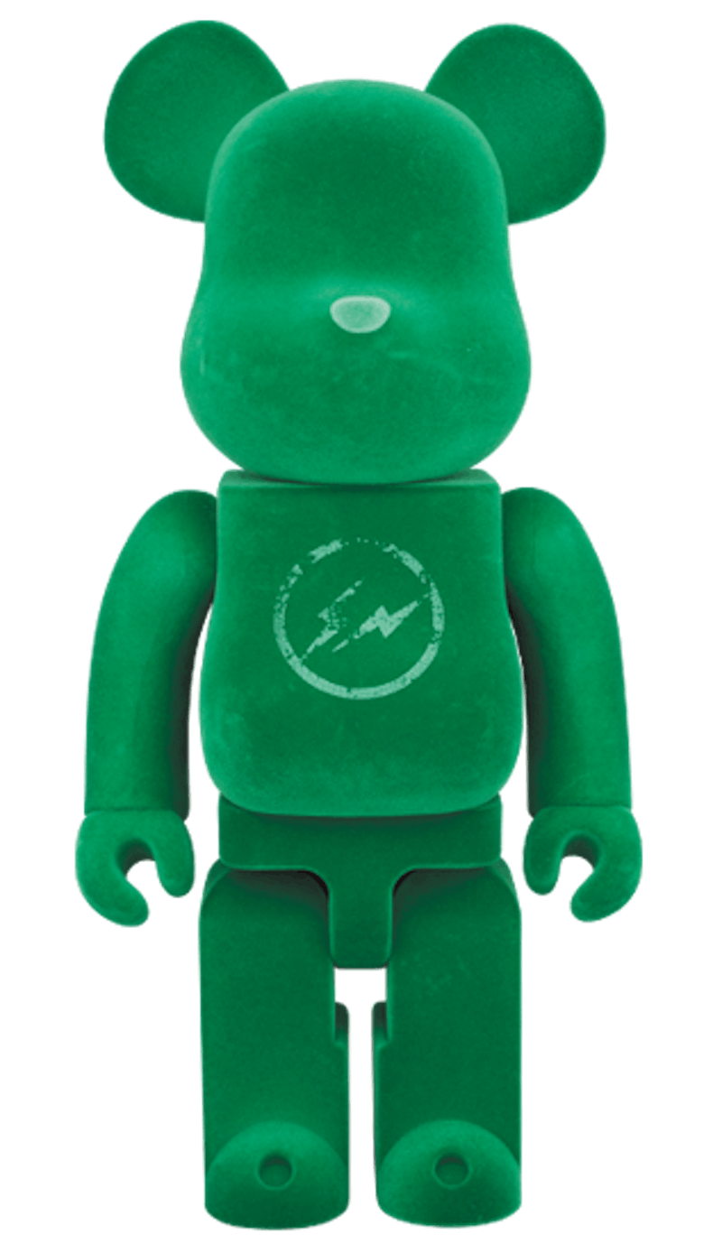 Bearbrick Fragment x The Park-Ing Ginza 400% Green