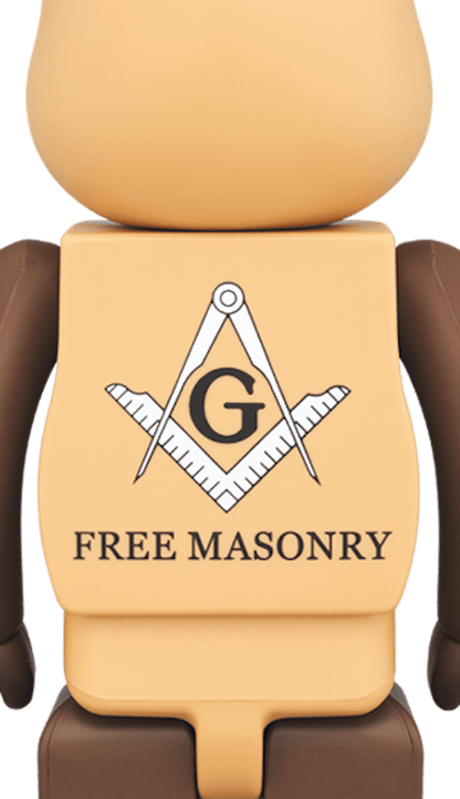 Bearbrick Freemasonry 100% & 400% Set Brown