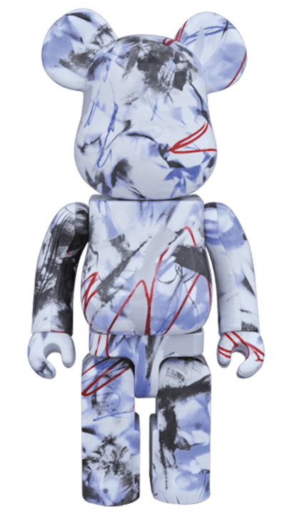 Bearbrick Futura 100% & 400% Set White