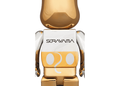 Bearbrick x Sorayama Future Mickey 100% & 400% Set Silver/Gold