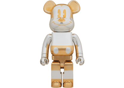 Bearbrick x Sorayama Future Mickey 1000% Silver/Gold