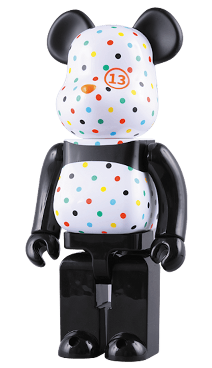 Bearbrick Gallery 1950 13th Anniversary 400% Black