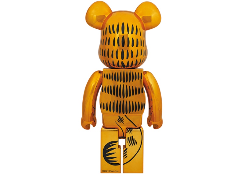 Bearbrick Garfield 1000% Gold Chrome Ver.