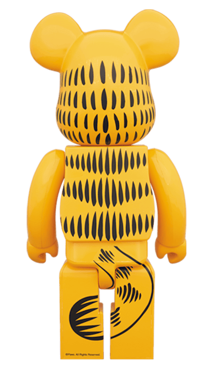 Bearbrick Garfield 400% Yellow