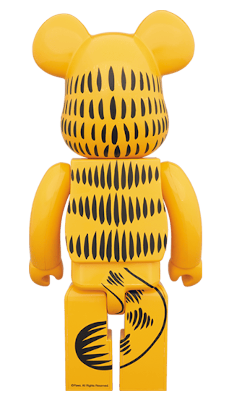 Bearbrick Garfield 400% Yellow