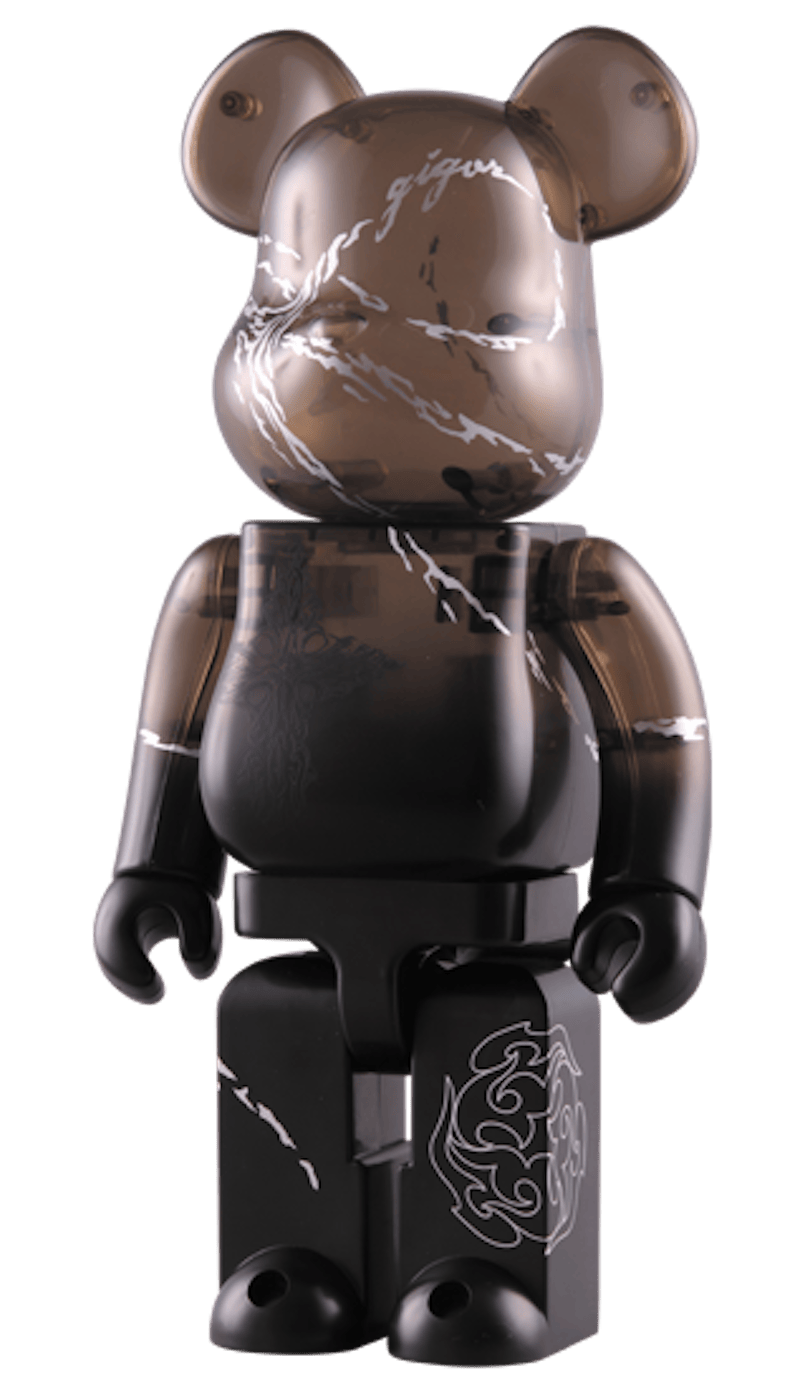 Bearbrick Gigor 10th Anniversary 400% Translucent