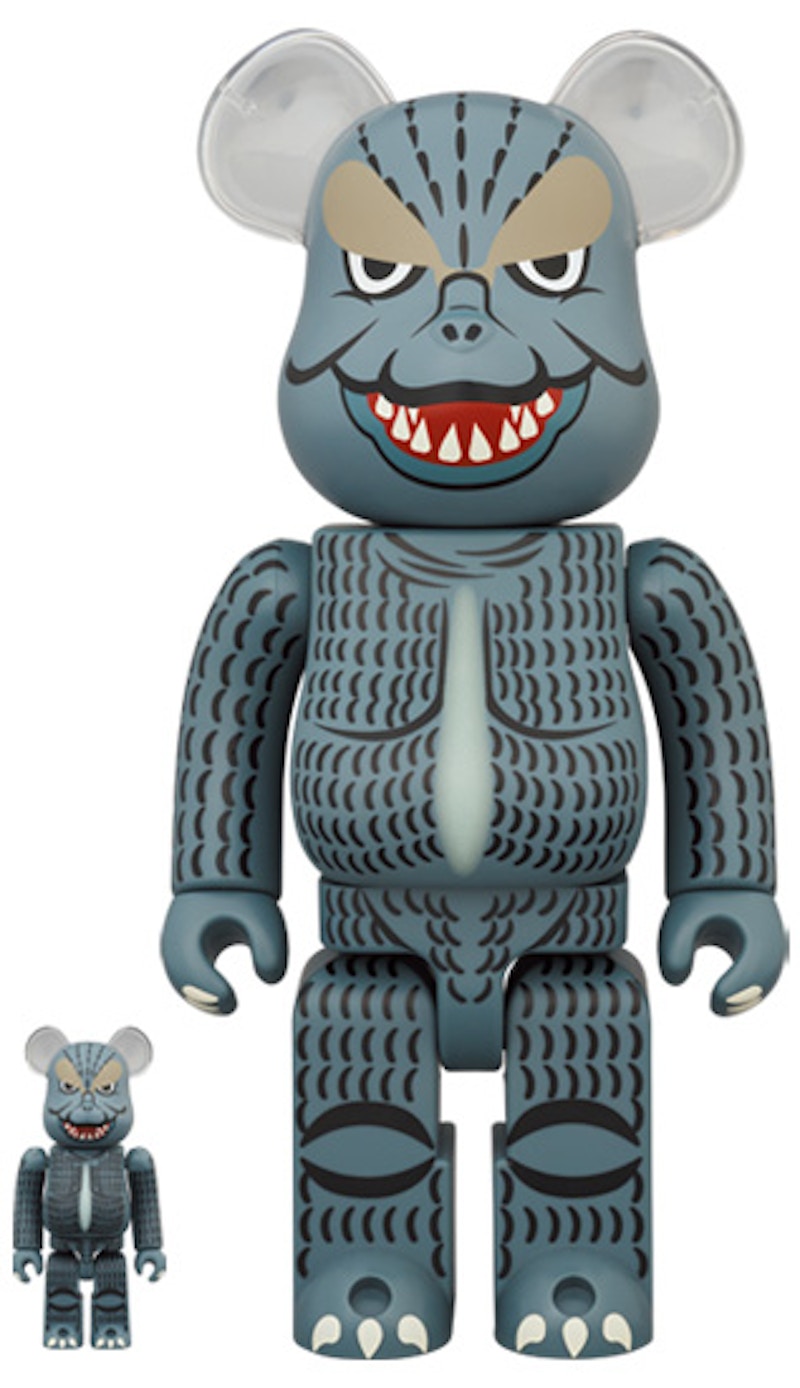 Bearbrick Godzilla 1964 (Mortha vs. Godzilla) 100% & 400% Set