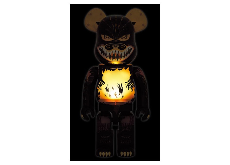 Bearbrick Godzilla VS Destoroyah: Godzilla (Meltdown) 1000% Clear Yellow Ver.