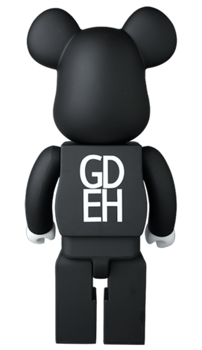 Bearbrick Goodenough 400% Black