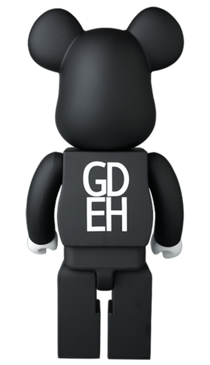 Bearbrick Goodenough 400% Black