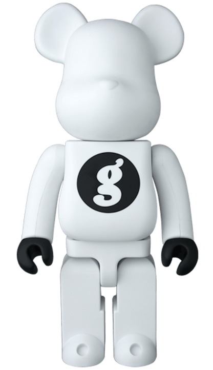 Bearbrick Goodenough 400% White