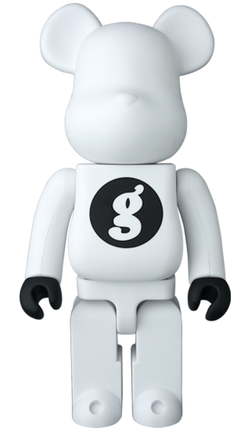 Bearbrick Goodenough 400% White