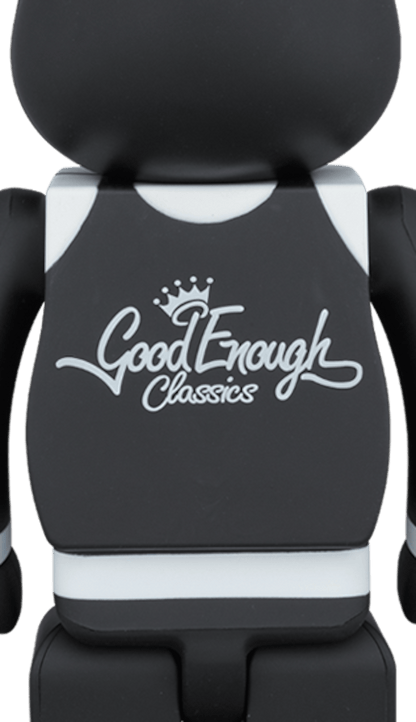 Bearbrick Goodenough Classics 100% Black