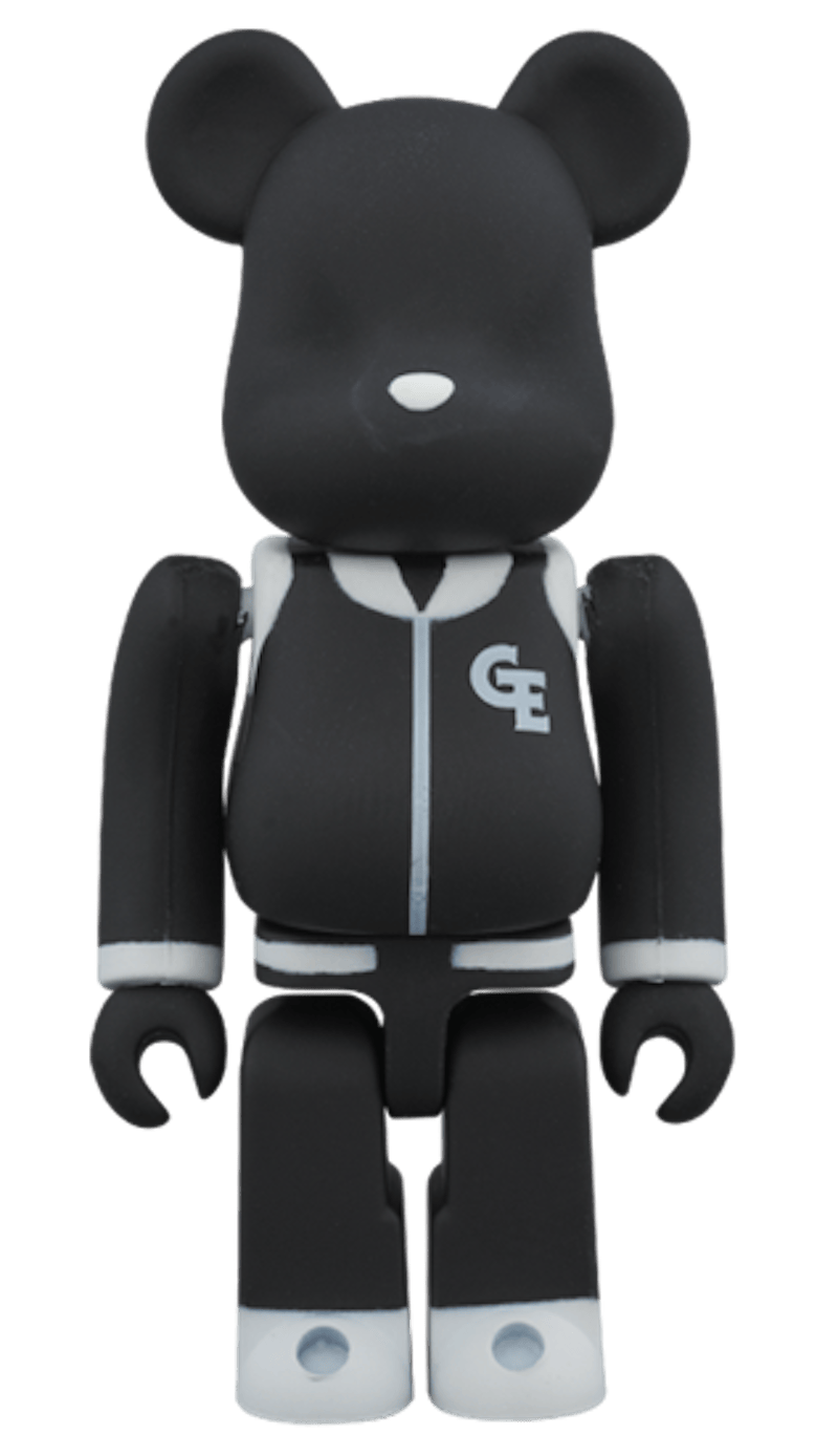 Bearbrick Goodenough Classics 100% Black