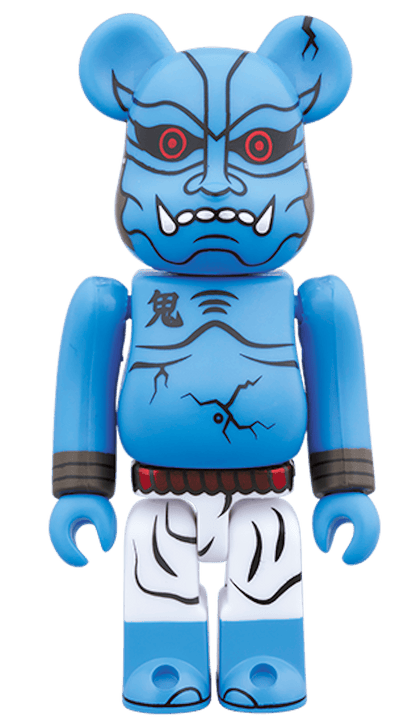 Bearbrick Green Ghost 100% & 400% Set Blue