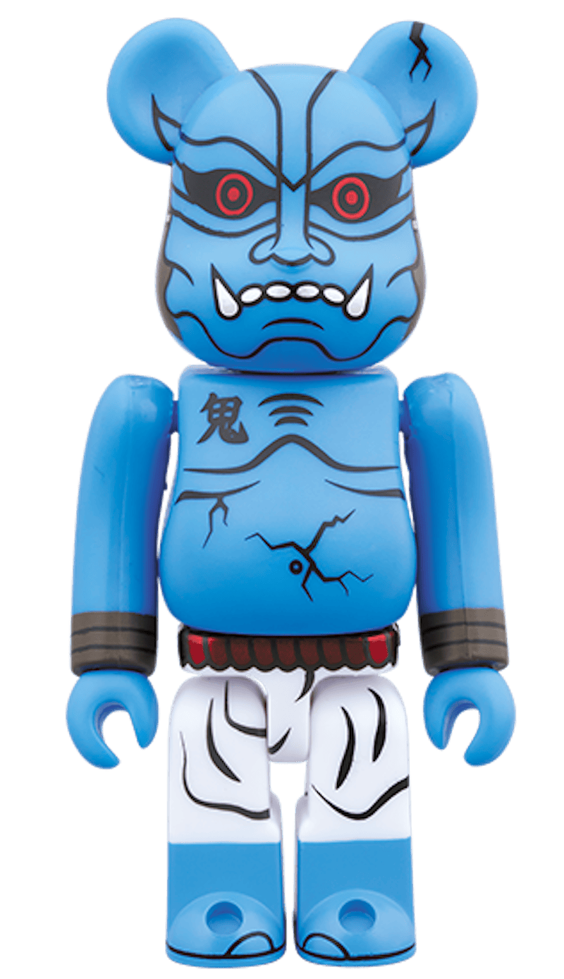 Bearbrick Green Ghost 100% & 400% Set Blue