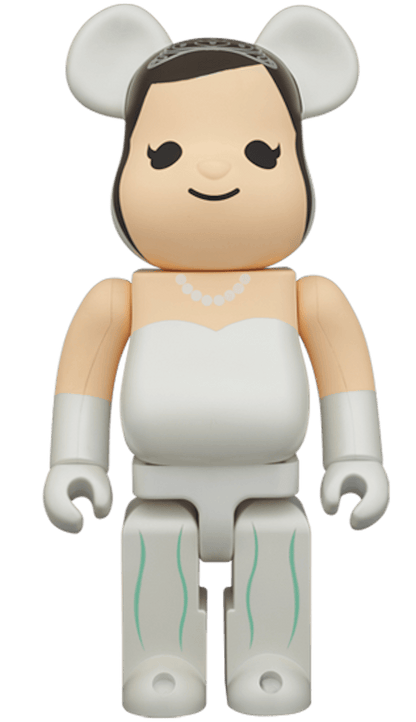 Bearbrick Greeting 400% Marriage (Set of 2) 400% Black/ White