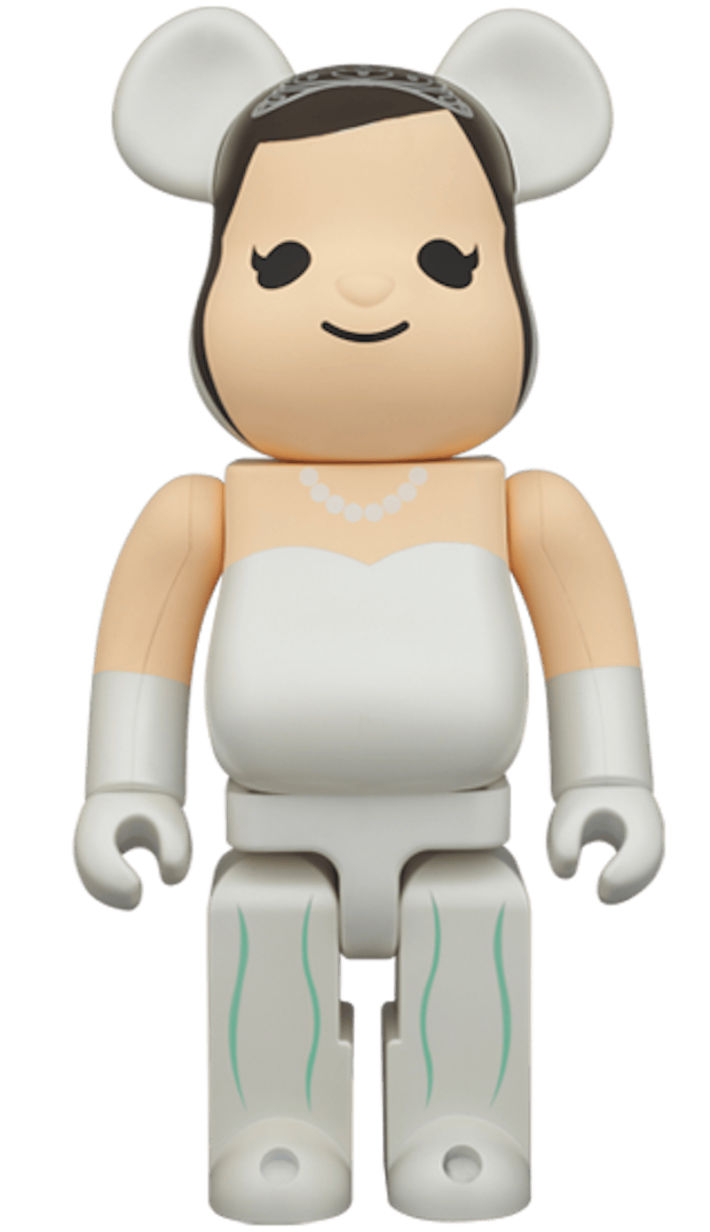 Bearbrick Greeting 400% Marriage (Set of 2) 400% Black/ White