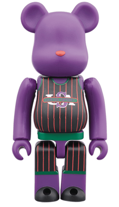 Bearbrick Guess Sport Jersey 100% & 400% Purple
