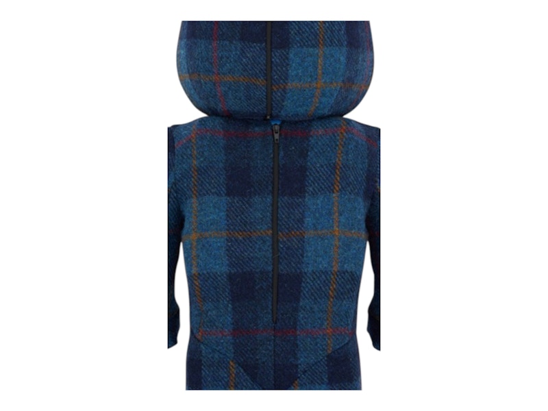 Bearbrick Harris Tweed Hebrides Blue 1000%