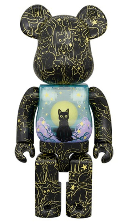 Bearbrick Hikari Bambi Night Sky Cat (Glow) 400%