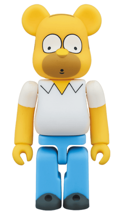 Bearbrick Homer Simpson 100% Yellow
