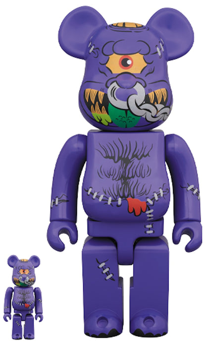 Bearbrick Horn Head 100% & 400% Set Multi