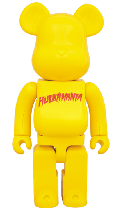 Bearbrick Hulkamania 400% Yellow