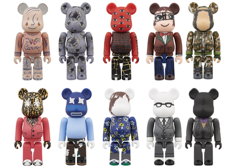 Bearbrick Isetan Men 100% (Set of 10) Multi