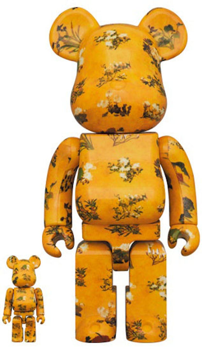 Bearbrick Ito Jakuchu (Hundred Flowers) 100% & 400% Set